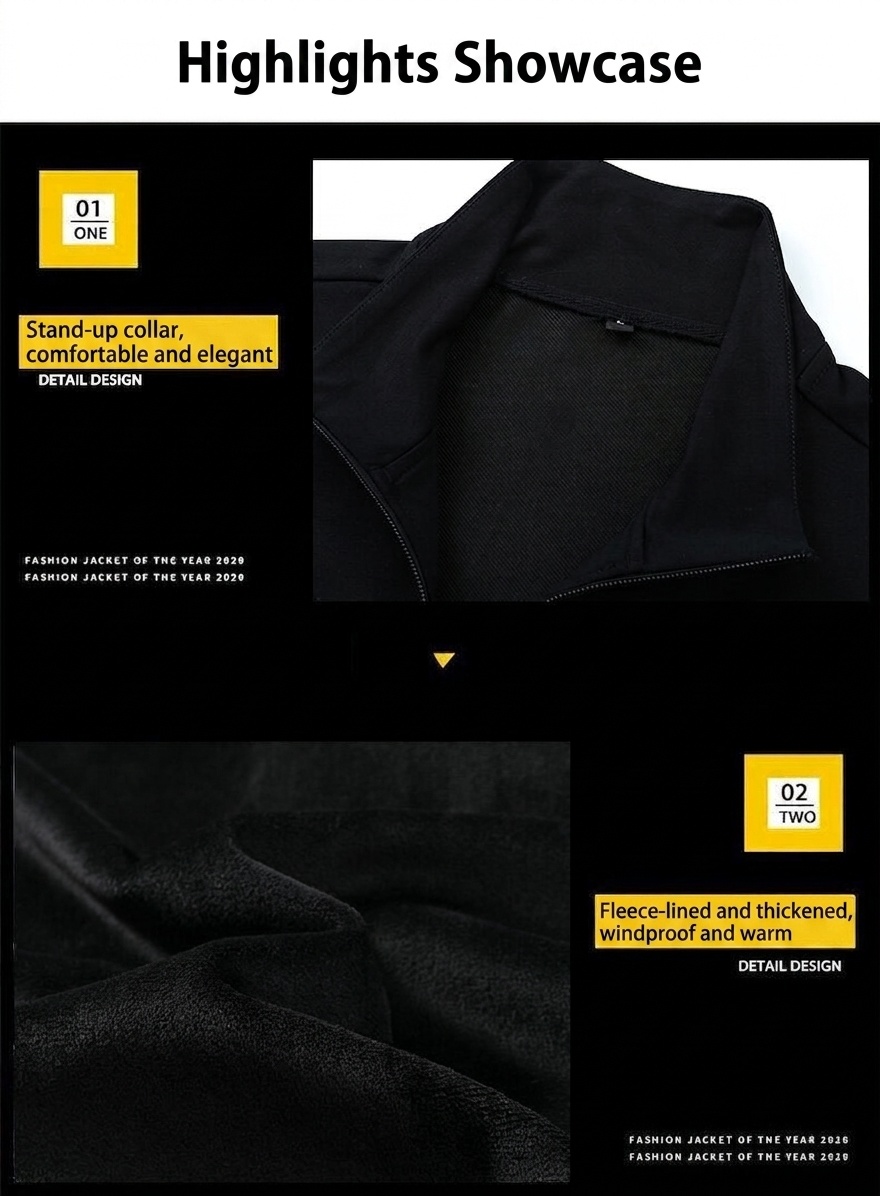 Conjunto deportivo para hombre: chaqueta y pantalón con cremallera completa.