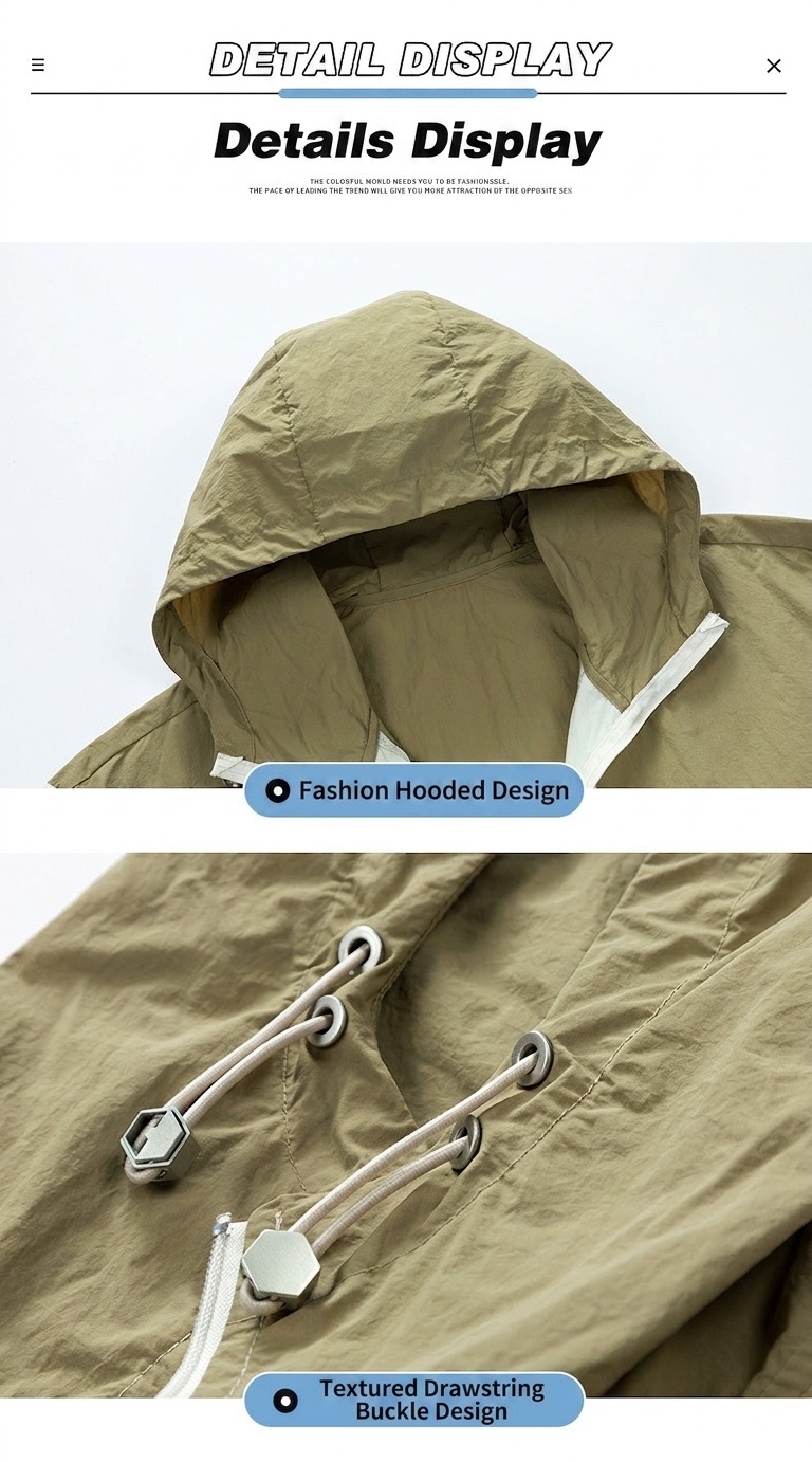 Summer Sun Protection UPF50+ Jacket - Lightweight & Breathable