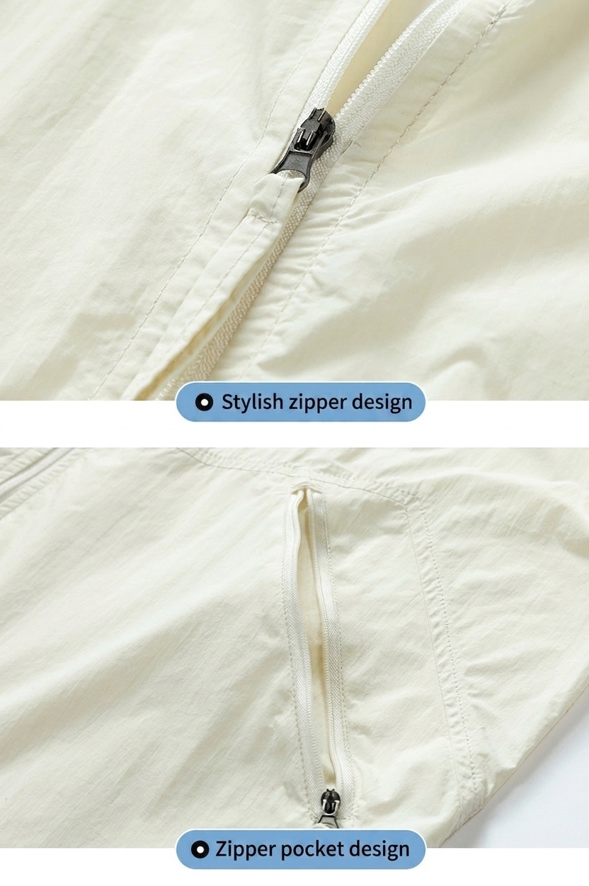 Summer Sun Protection UPF50+ Jacket - Lightweight & Breathable