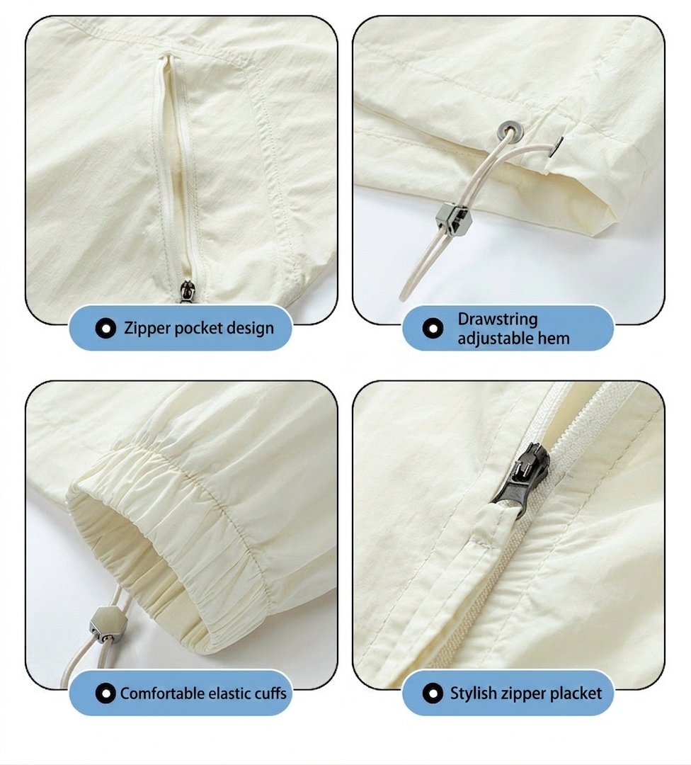 Summer Sun Protection UPF50+ Jacket - Lightweight & Breathable