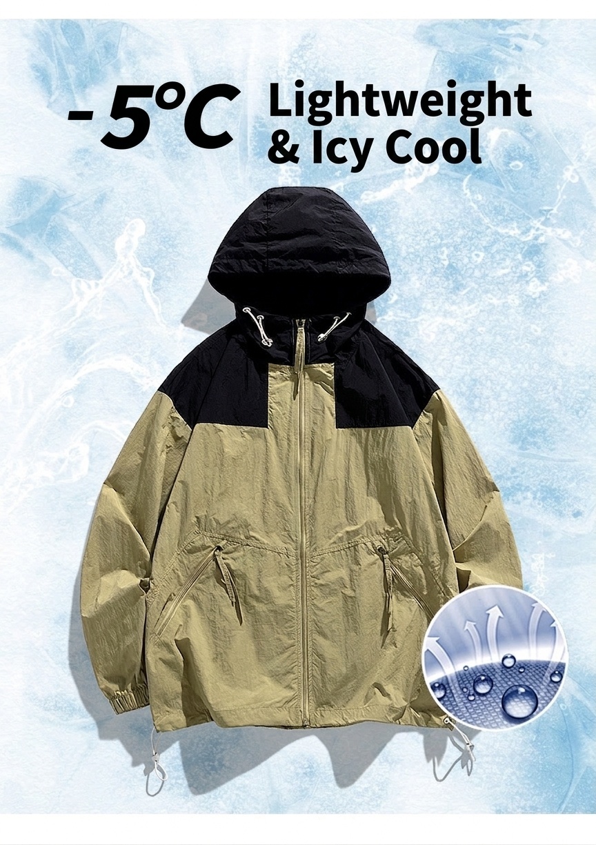 Summer Sun Protection UPF50+ Jacket - Lightweight & Breathable