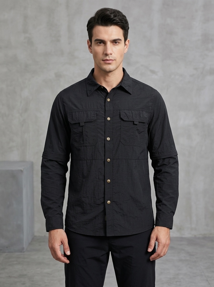 Men's Quick Dry Tactical Long Sleeve Shirt Outdoor