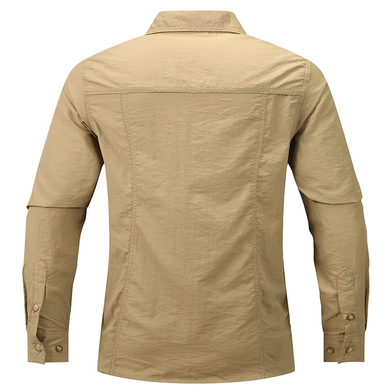 Men's Quick Dry Tactical Long Sleeve Shirt Outdoor