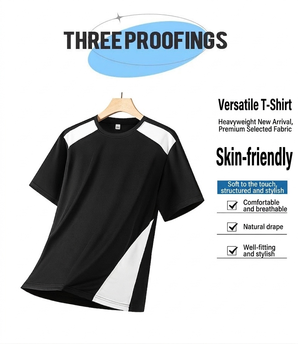 Schnelltrocknendes Herren-Sport-T-Shirt – Funktions-Sportshirt