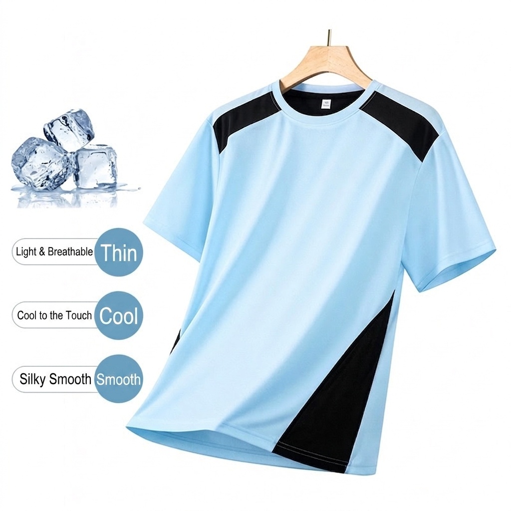 Schnelltrocknendes Herren-Sport-T-Shirt – Funktions-Sportshirt
