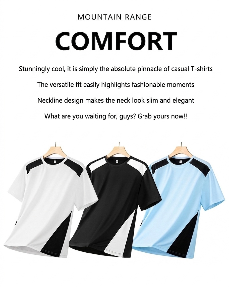 Schnelltrocknendes Herren-Sport-T-Shirt – Funktions-Sportshirt