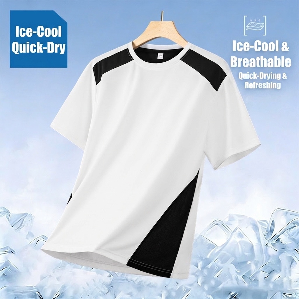 Schnelltrocknendes Herren-Sport-T-Shirt – Funktions-Sportshirt