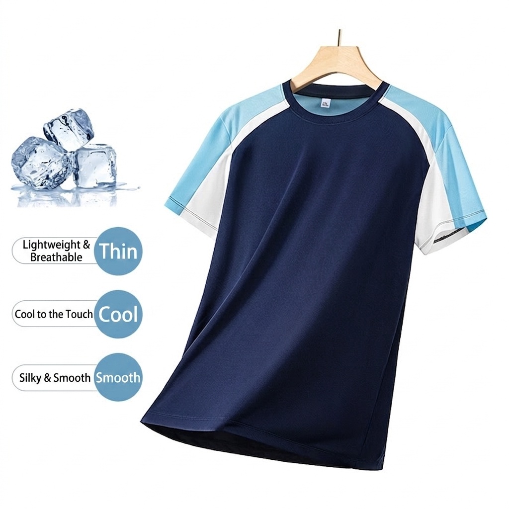 Camiseta deportiva de secado rápido para hombre | Camiseta deportiva transpirable