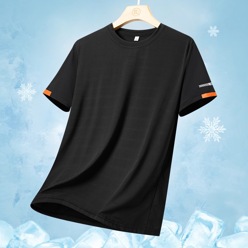 Camiseta de hombre de secado rápido y alto rendimiento.