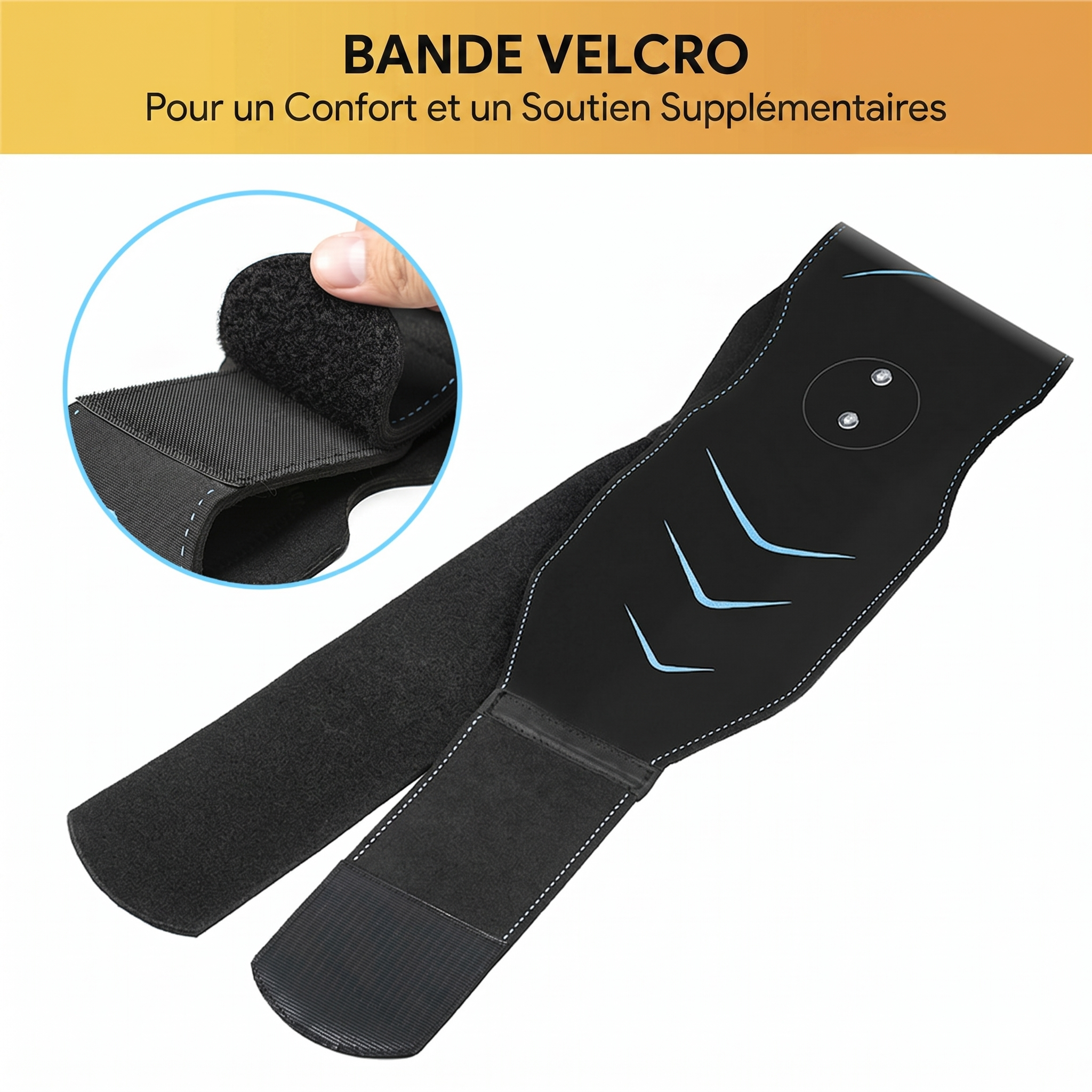 3 Pcs Set EMS Muscle Stimulator Abs Trainer - Full Body Workout