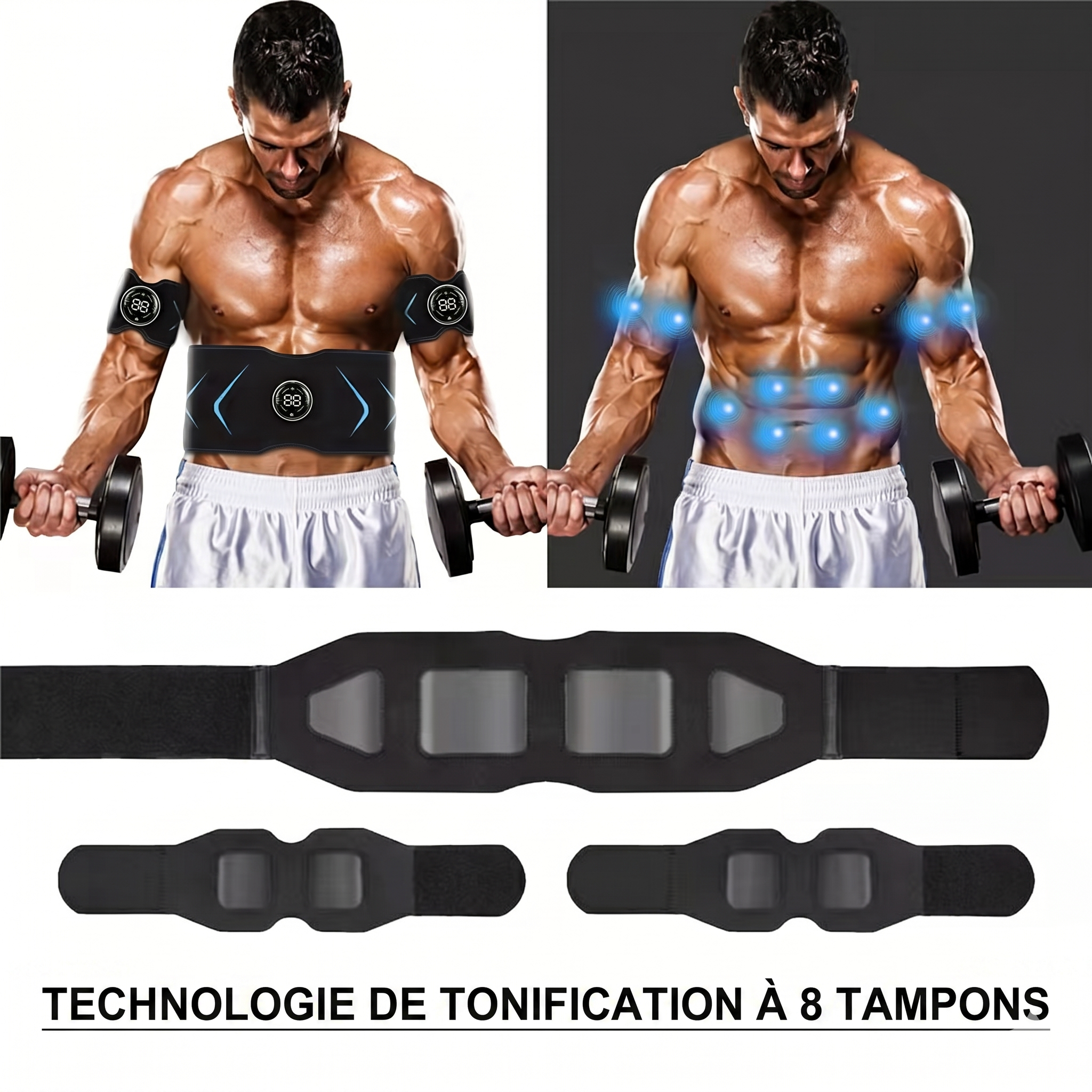 EMS Muscle Stimulator Abs Toner | Fitness Wearable