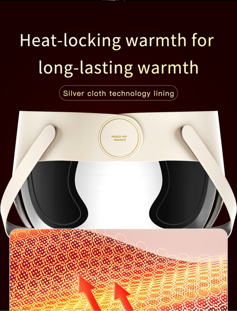 Smart EMS Hip & Buttocks Trainer with Heat & Massage