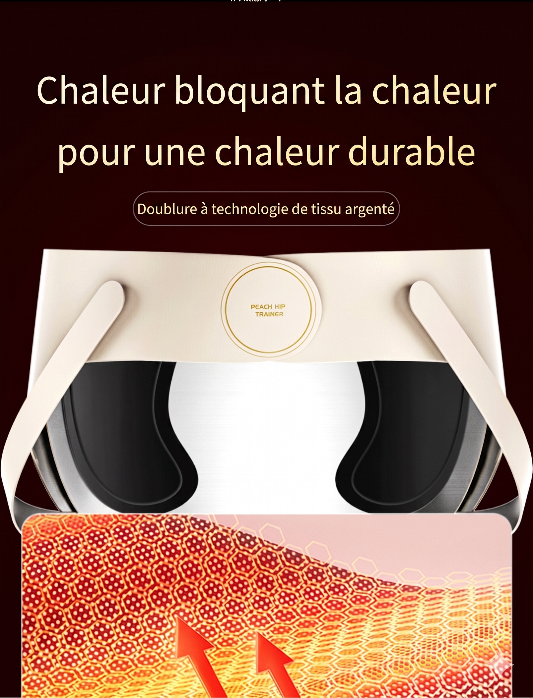 Smart EMS Hip & Buttocks Trainer with Heat & Massage