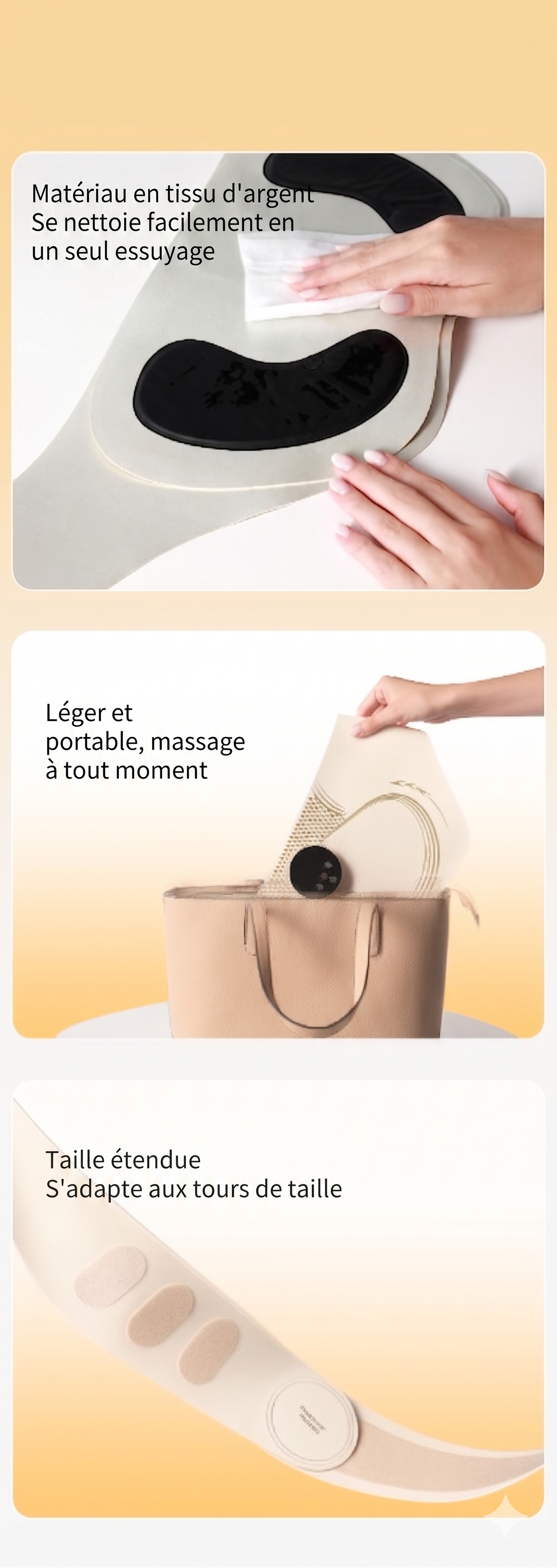 Smart EMS Hip & Buttocks Trainer with Heat & Massage