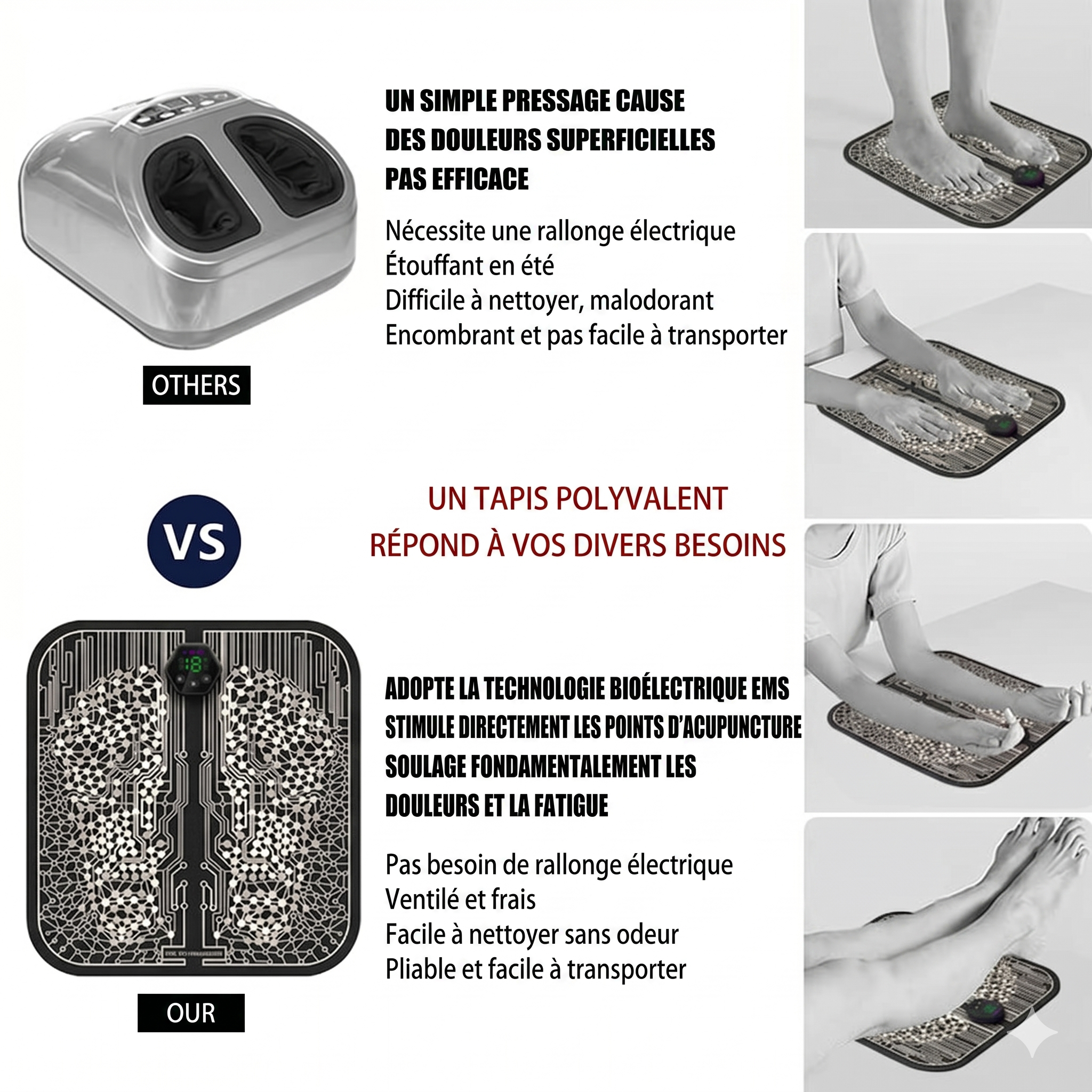 EMS Bio-Tracker Mat - Flexible Fitness Wearable