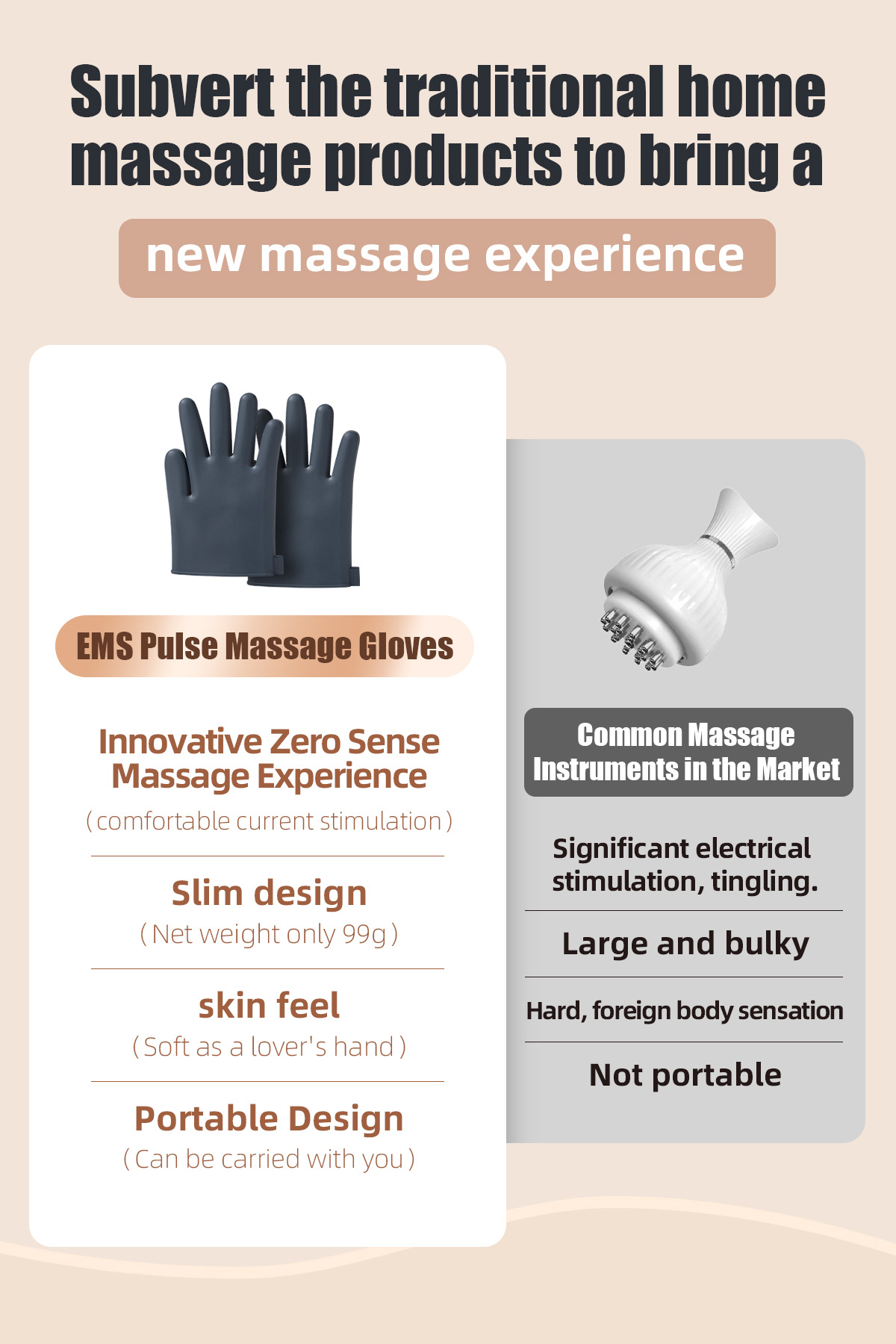 Smart EMS Pulse Massage Gloves | Deep Muscle Relief