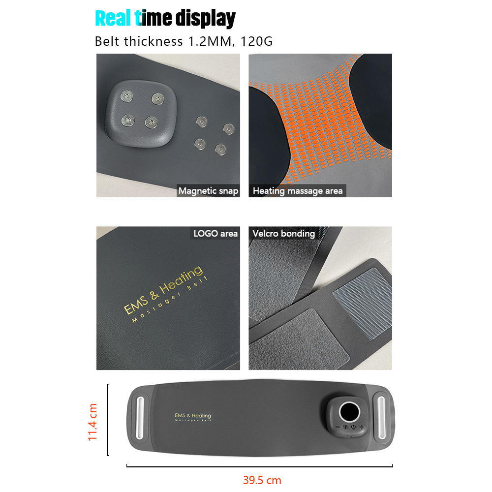 EMS Heating & Massage Belt - Pain Relief & Fitness