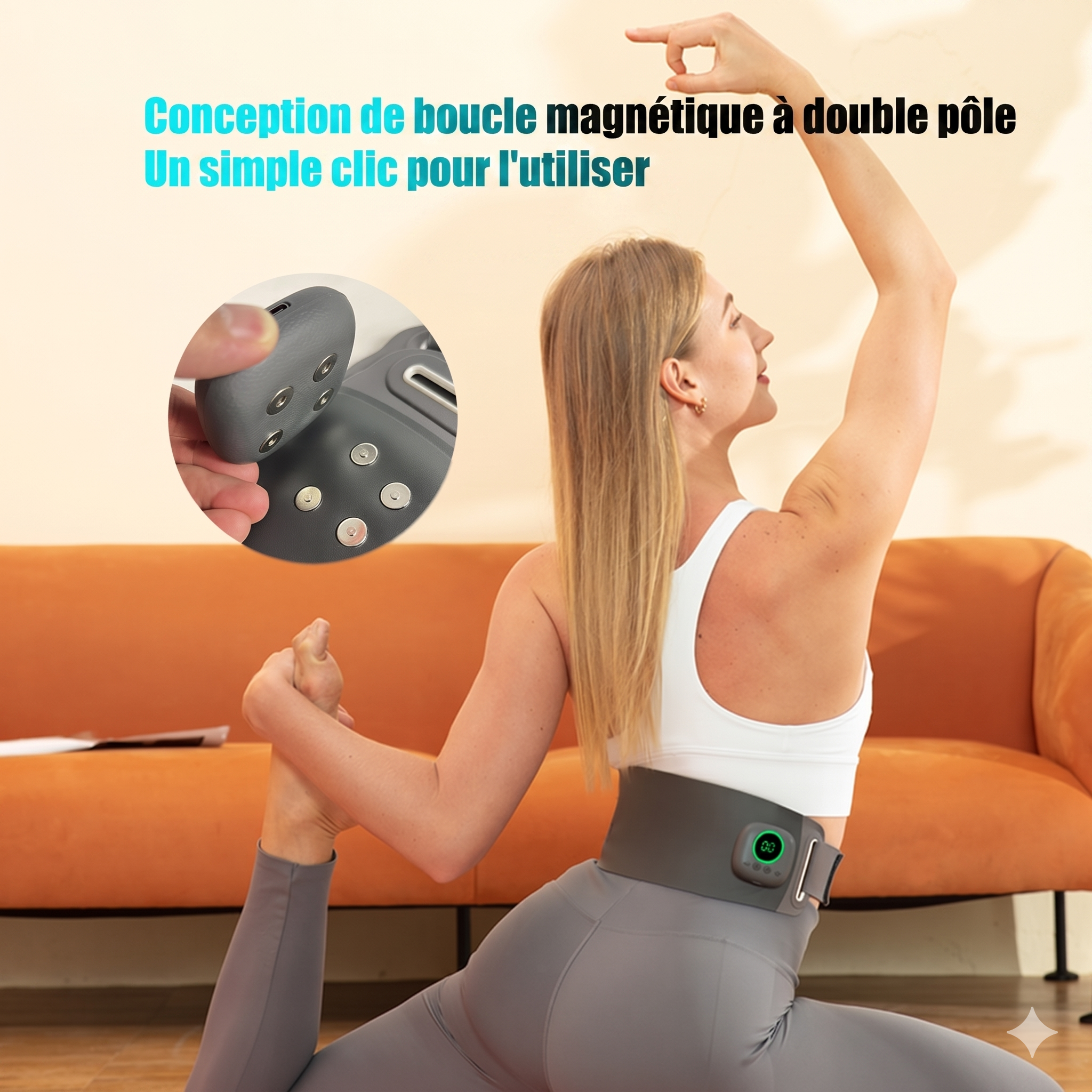 EMS Heating & Massage Belt - Pain Relief & Fitness