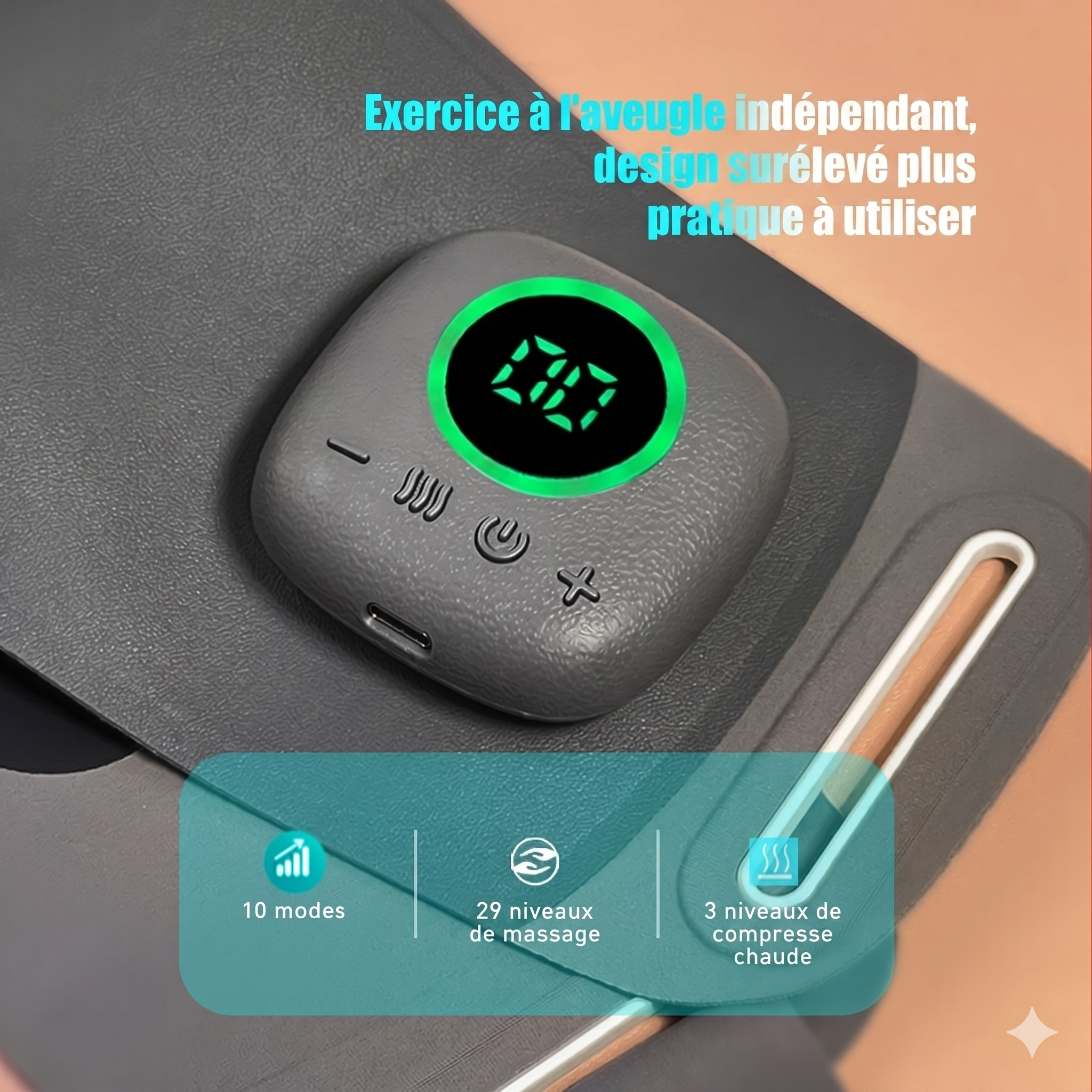 EMS Heating & Massage Belt - Pain Relief & Fitness