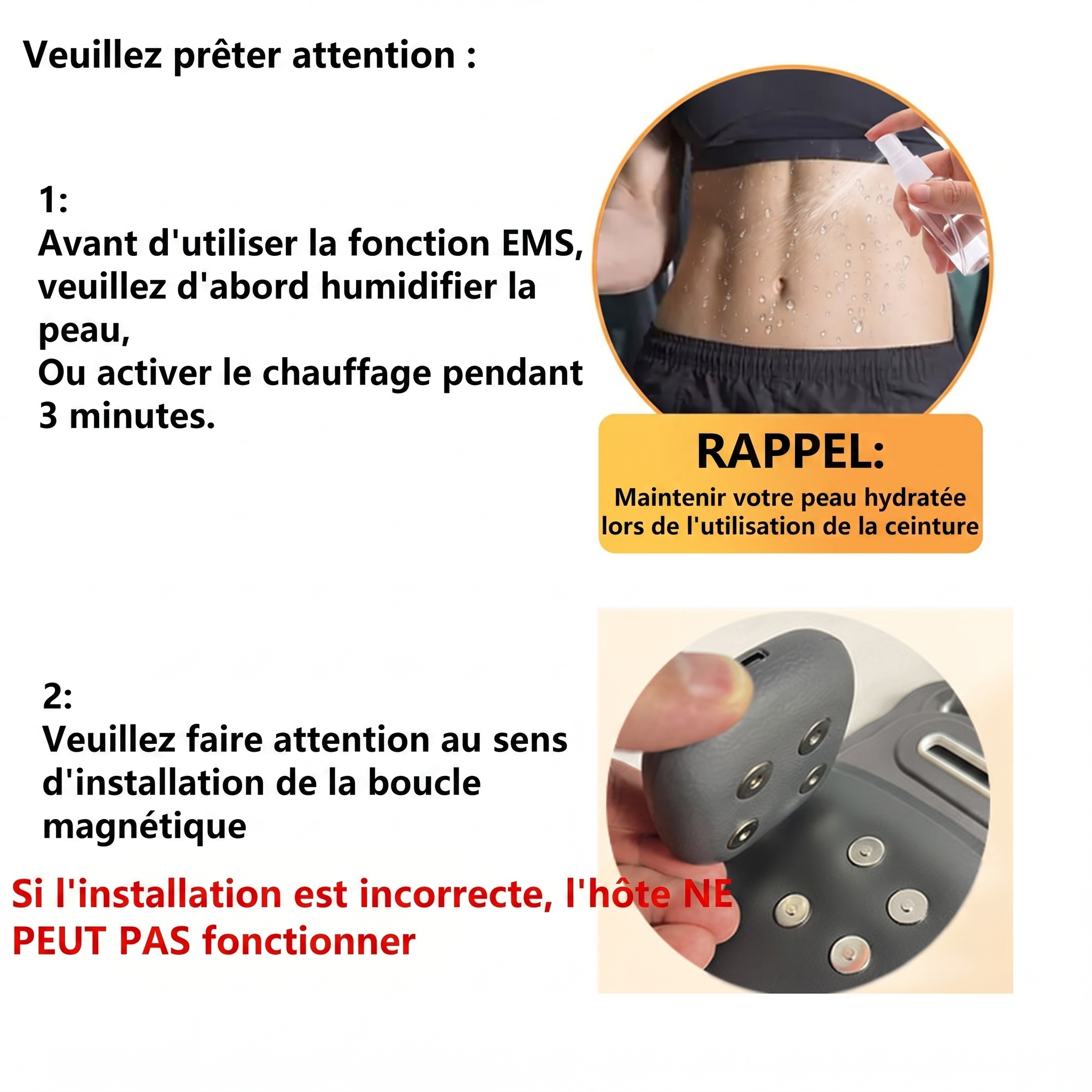 EMS Heating & Massage Belt - Pain Relief & Fitness