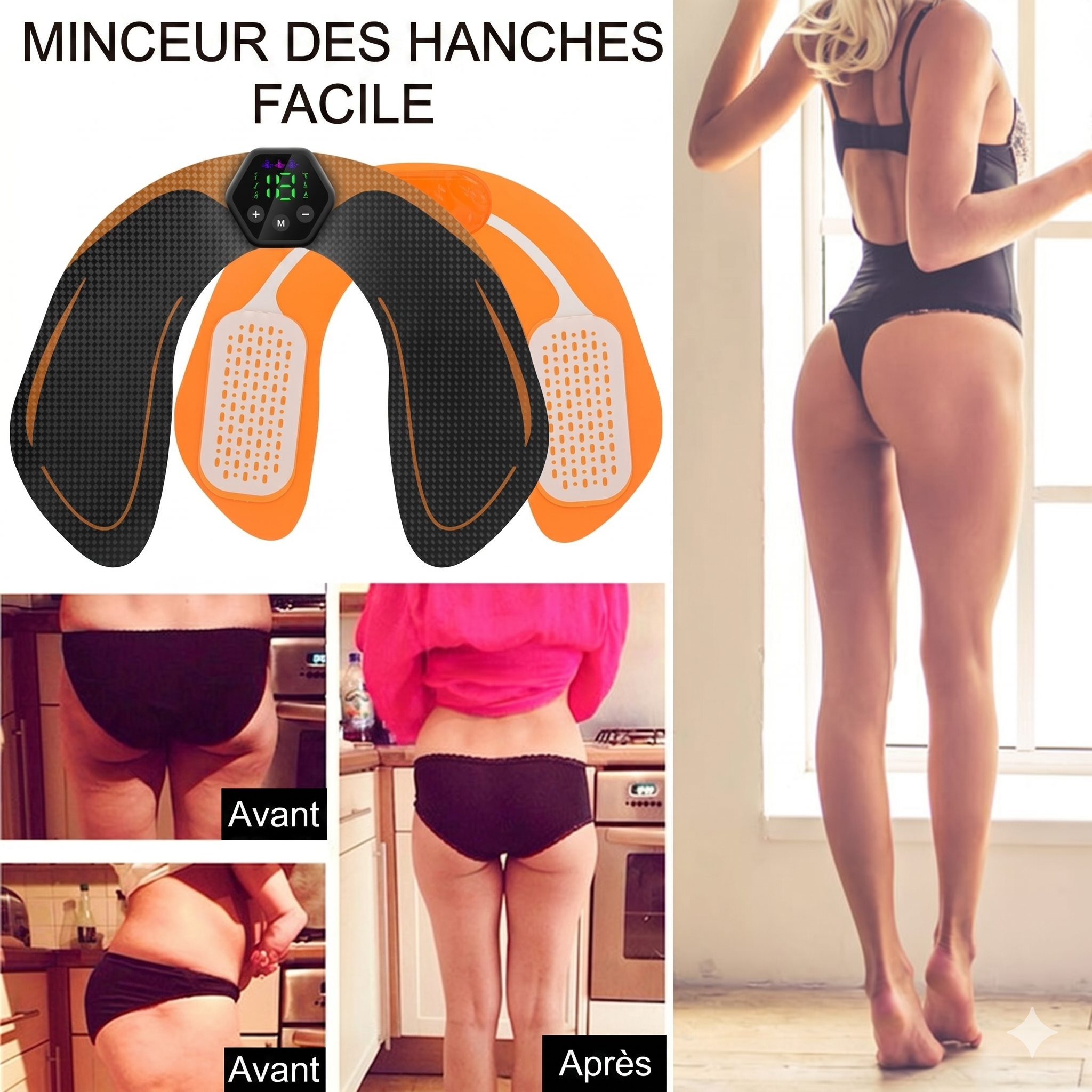 EMS Hip Trainer & Buttock Toner - Muscle Stimulator