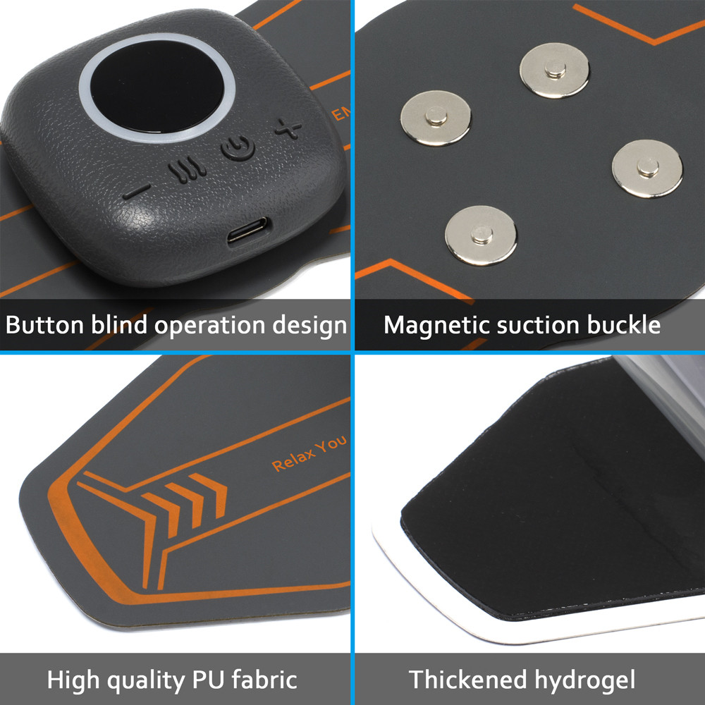 EMS Neck Massager Patch with Heat Therapy