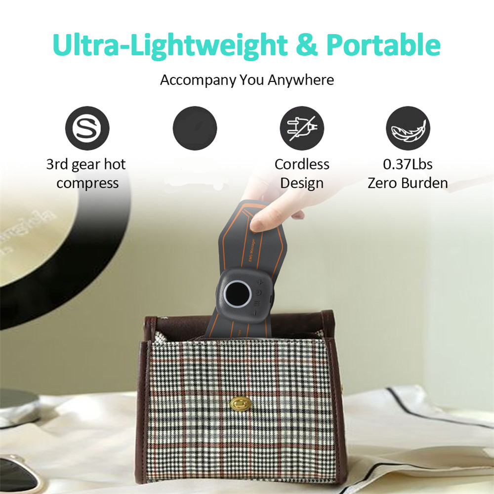 EMS Neck Massager Patch with Heat Therapy