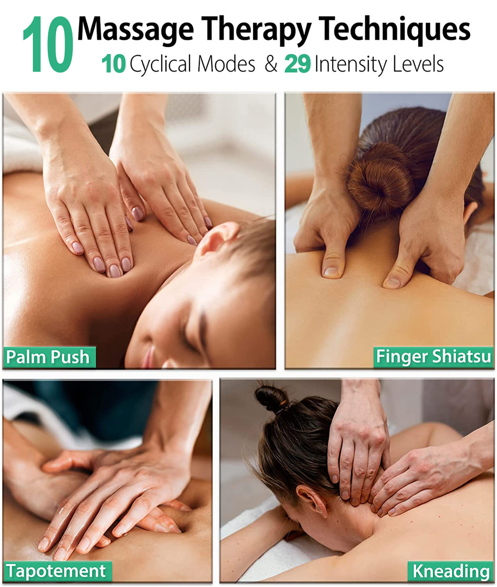 EMS Neck Massager Patch with Heat Therapy