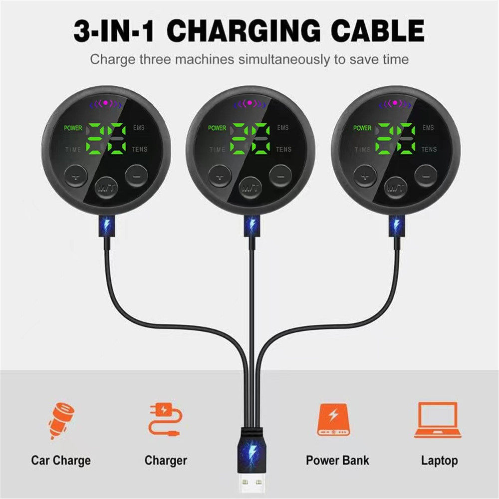 2 Pcs Set Arms EMS Muscle Stimulator Abs Trainer - Full Body Workout