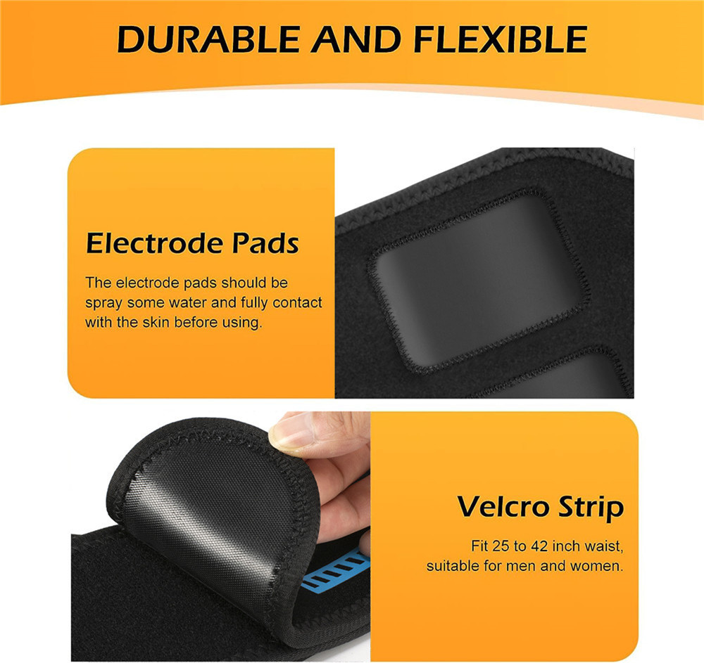 3 Pcs Set EMS Muscle Stimulator Abs Trainer - Full Body Workout