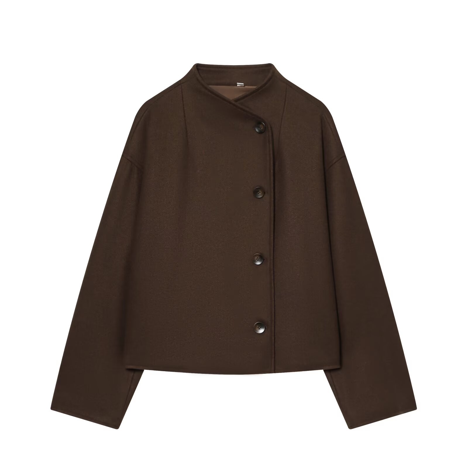 Ensemble veste en laine mélangée et culotte plissée KUN-00011