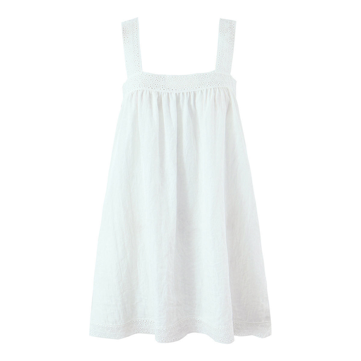 Conjunto de top de encaje y pantalón holgado - Estilo vacacional KUN-00122