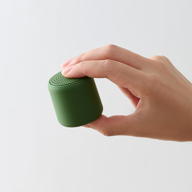Mini Portable Bluetooth 5.3 Speaker with Deep Bass, 2-10 Hours Playtime, Lightweight Design & Carrying Strap for On-The-Go Audio