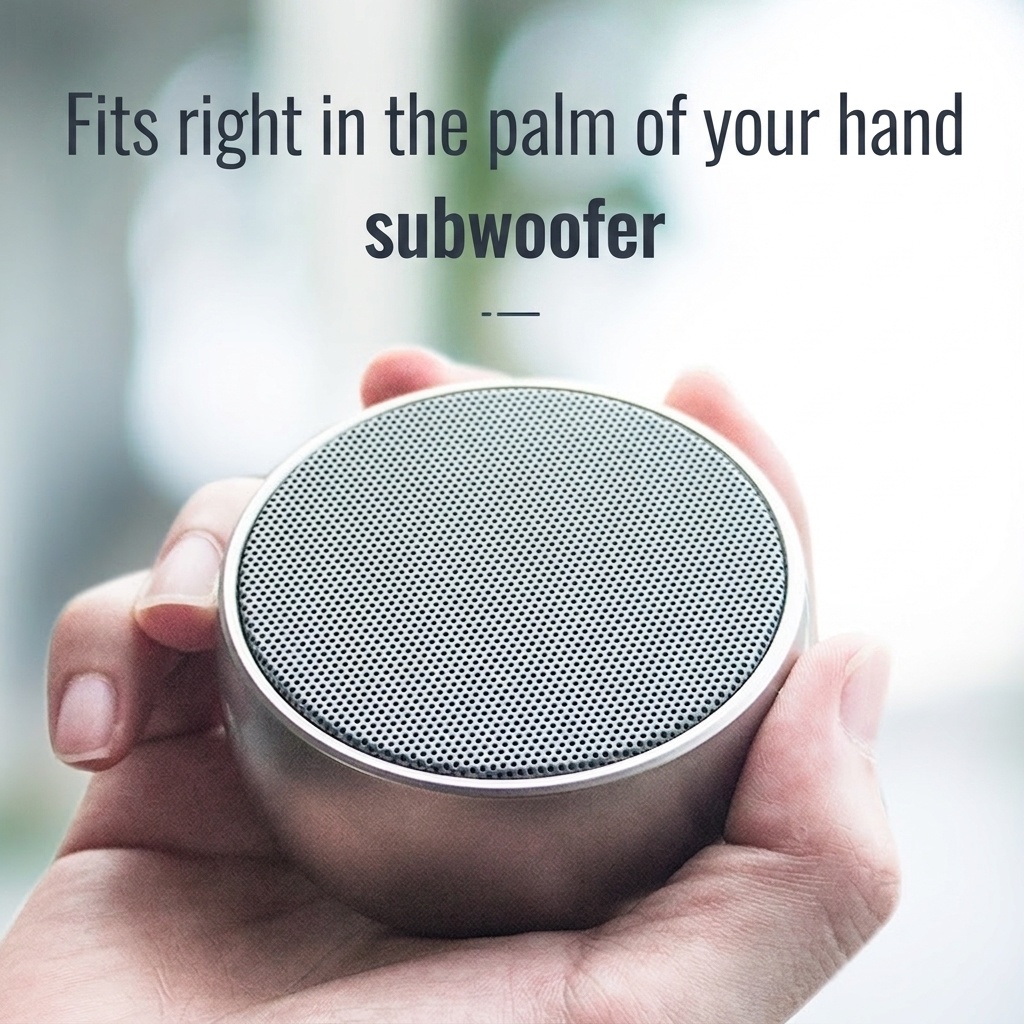 Mini altavoz Bluetooth portátil con graves profundos, 10 horas de reproducción, ranura para tarjeta TF y entrada AUX, audio inalámbrico compacto y duradero para llevar a todas partes.