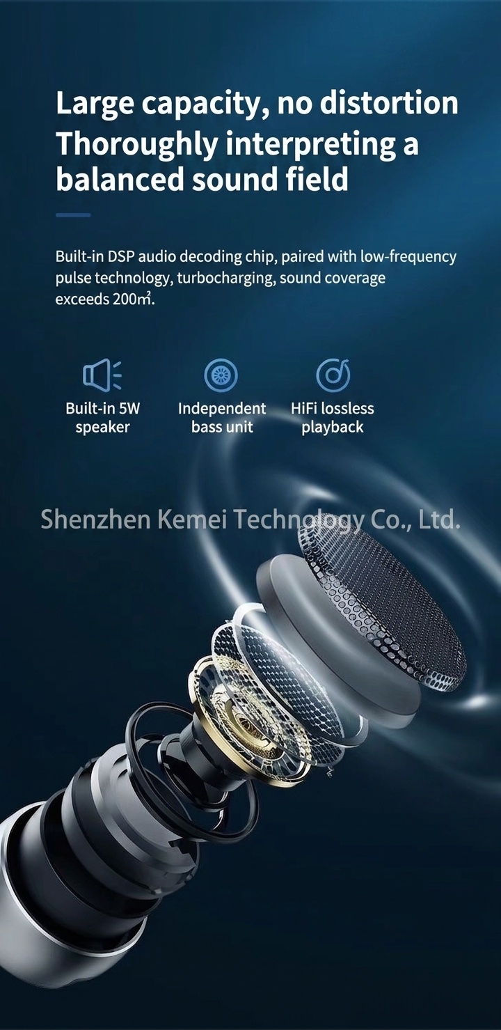 Mini altavoz Bluetooth portátil con graves profundos, 10 horas de reproducción, ranura para tarjeta TF y entrada AUX, audio inalámbrico compacto y duradero para llevar a todas partes.