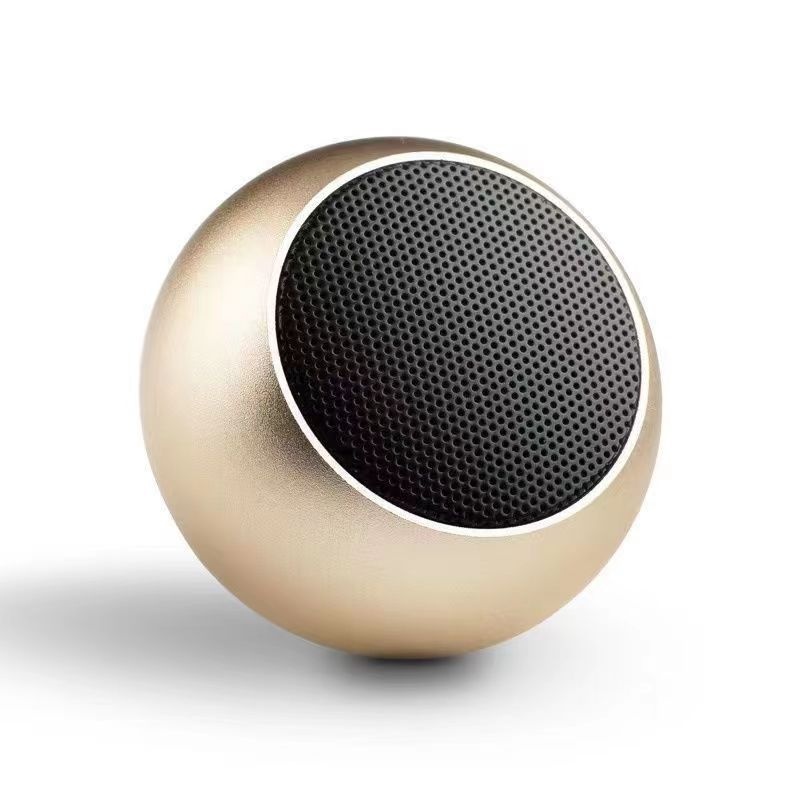 Mini Portable Bluetooth Speaker, Powerful Sound with 500mAh Battery for 4H Playtime, Vibrant RGB Options & Durable Metal Design