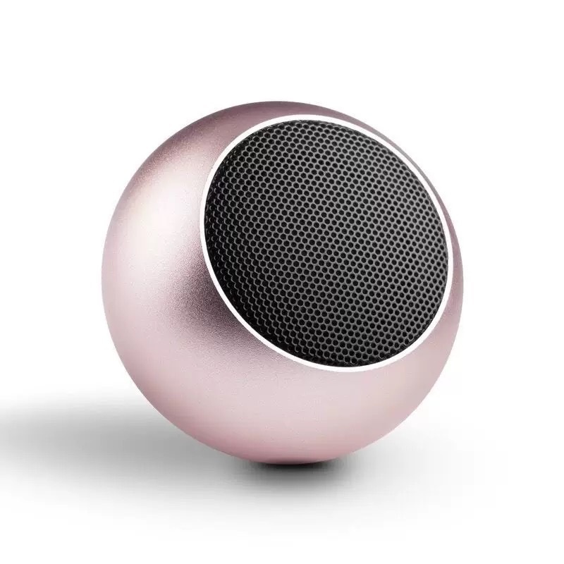 Mini Portable Bluetooth Speaker, Powerful Sound with 500mAh Battery for 4H Playtime, Vibrant RGB Options & Durable Metal Design