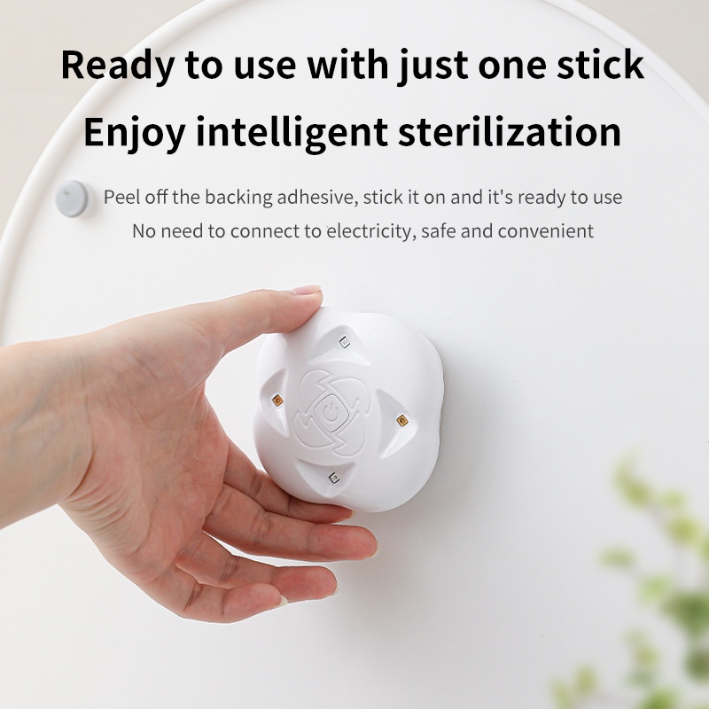 Antivirus RGB waterdichte UV-toiletsterilisatielamp met automatische nachtverlichting en bewegingssensor