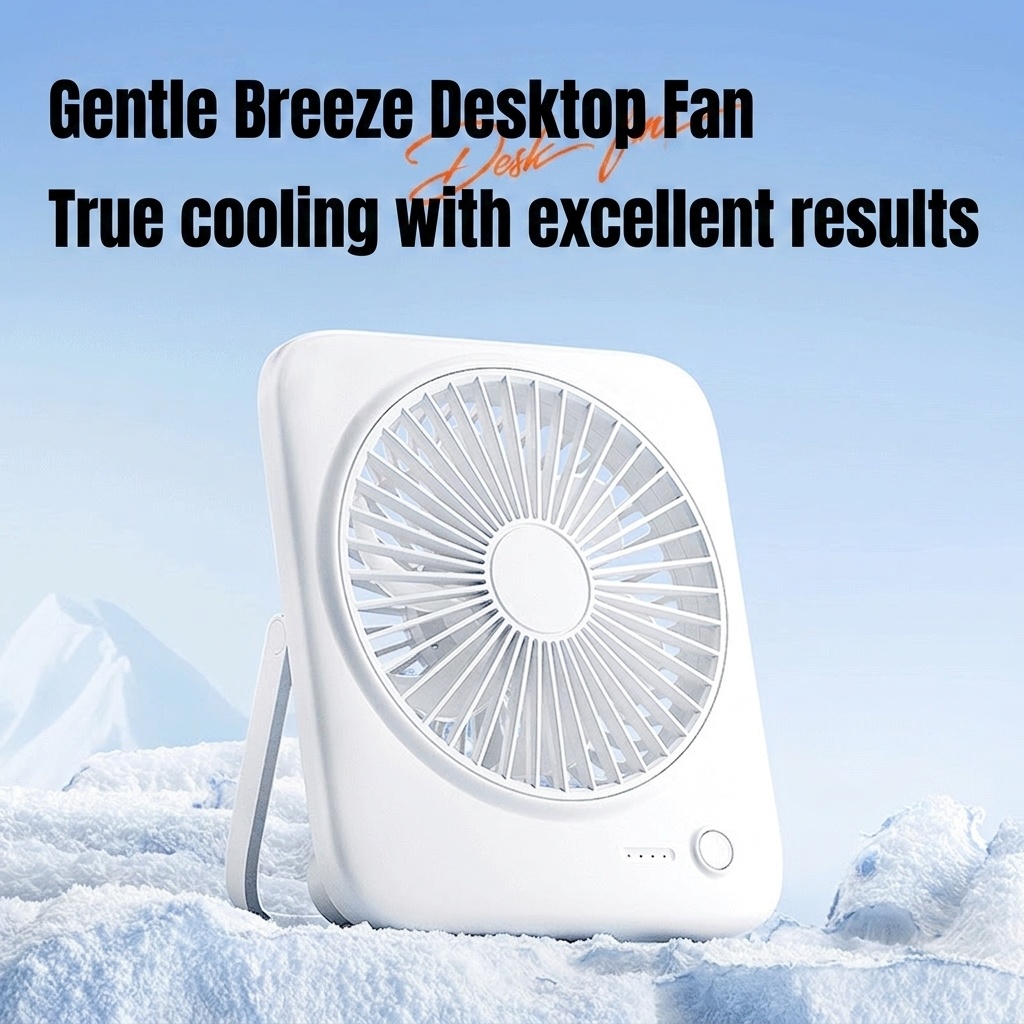 Supercooler, ultradünner Falt-Tischventilator: Sommer-Must-have