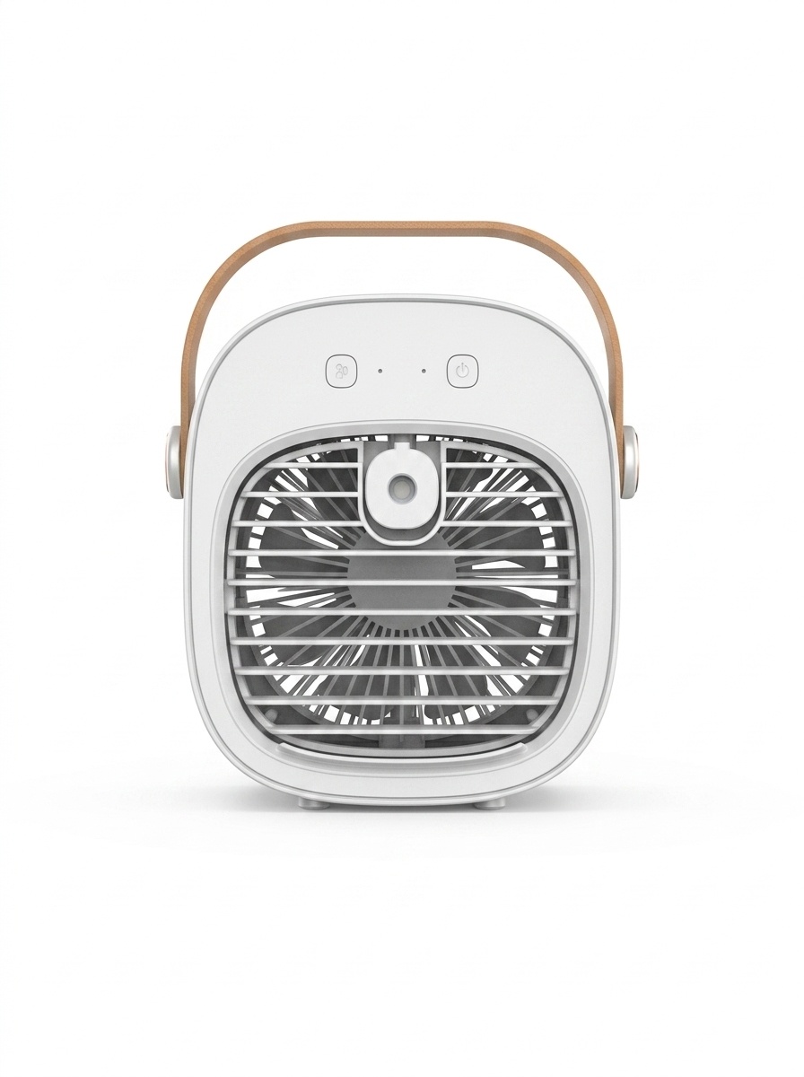 Supercooler Mini-Elektroventilator: Der beste tragbare Tischventilator mit Sprühfunktion