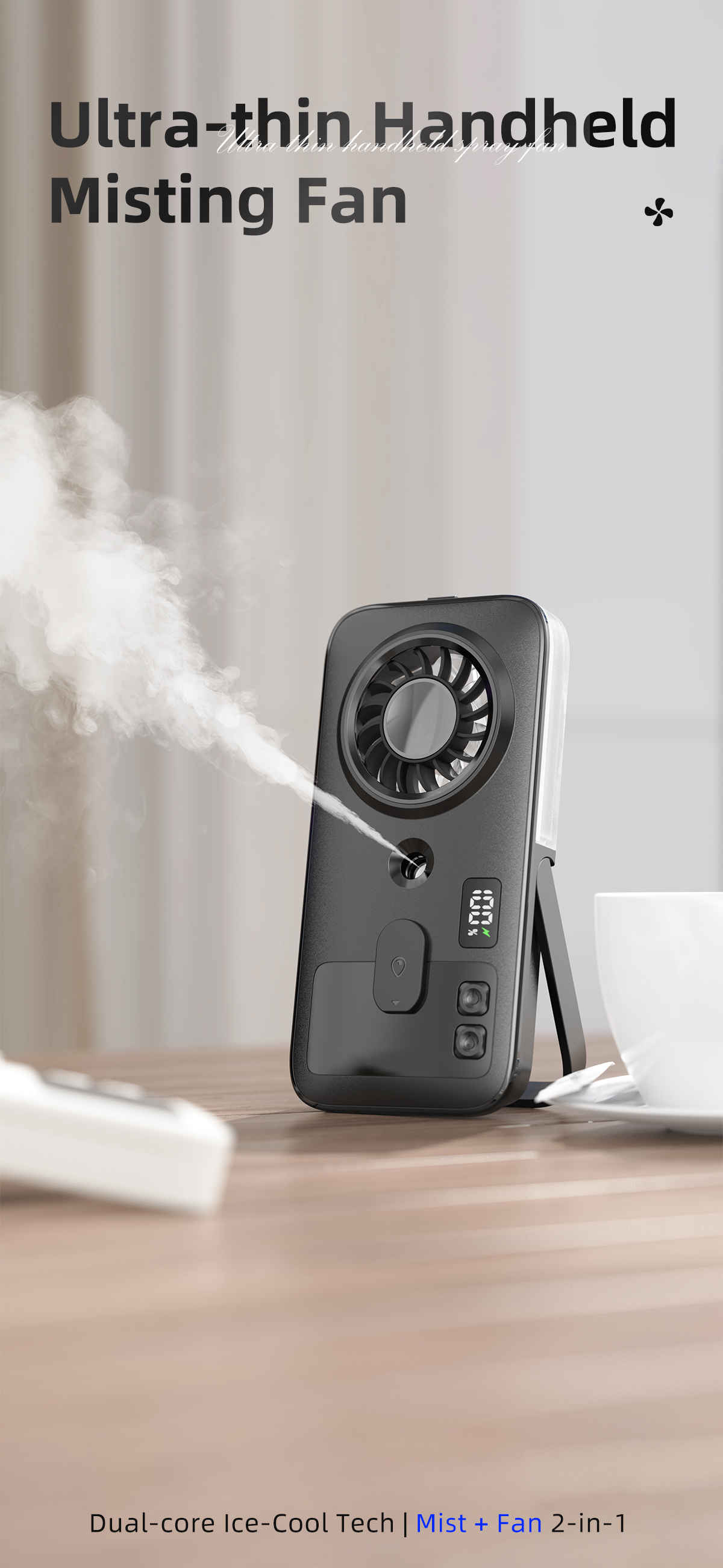 Supercooler Sprühventilator: Der beste Mini-Ventilator für Hitzewellen