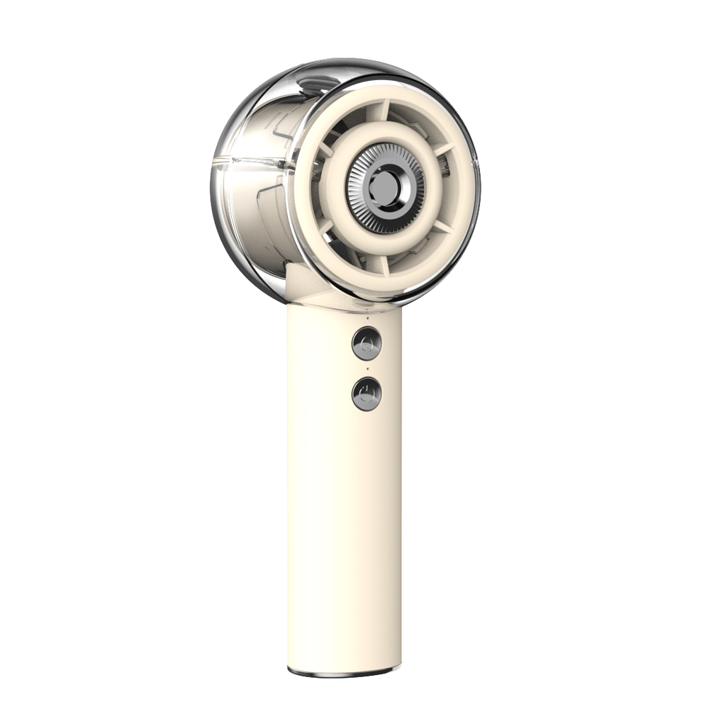 Supercooler Mini-Handventilator in Klimaanlagenform für Hitzewellen