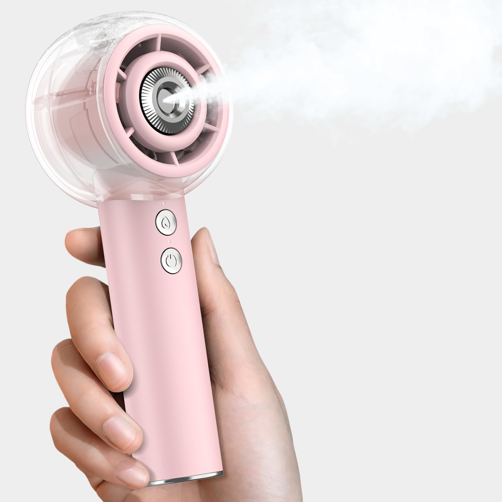 Supercooler Mini-Handventilator in Klimaanlagenform für Hitzewellen