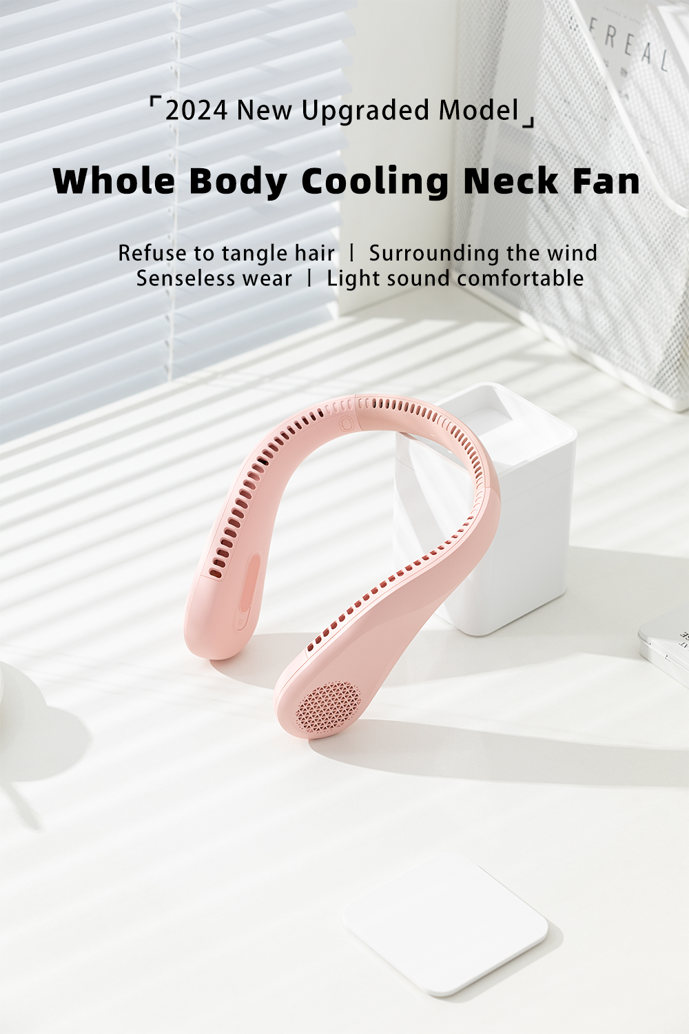 Supercooler, klingenloser Nackenventilator: Ideal für den Sommer