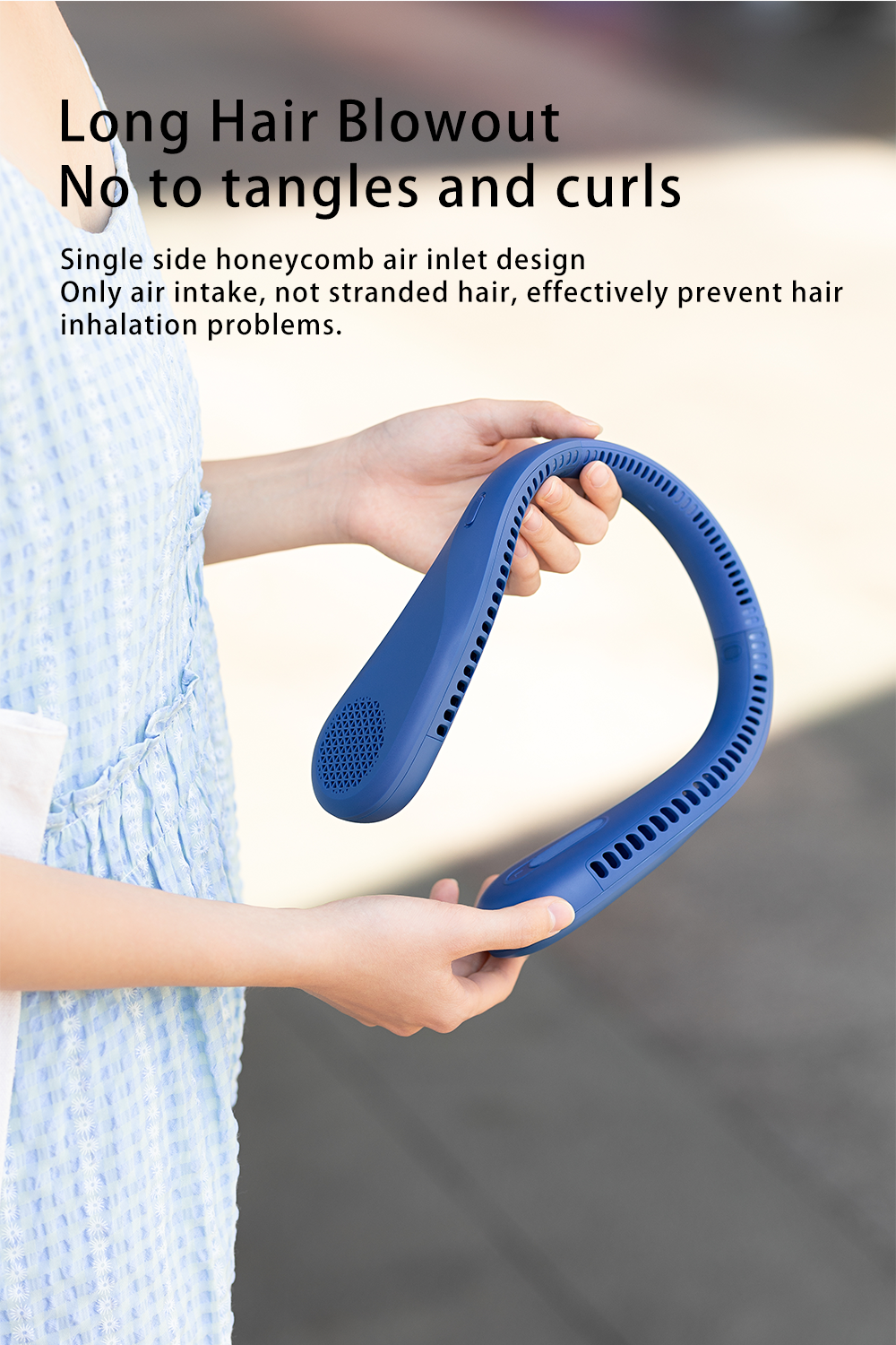 Supercooler, klingenloser Nackenventilator: Ideal für den Sommer
