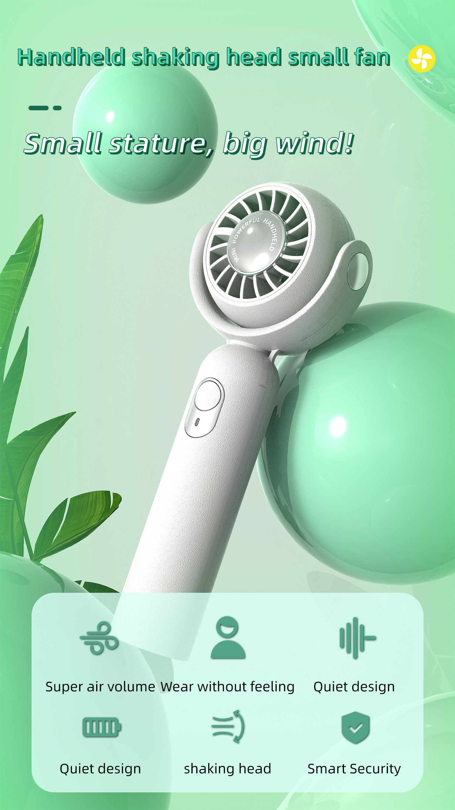 Supercooler Mini-Multifunktionsventilator