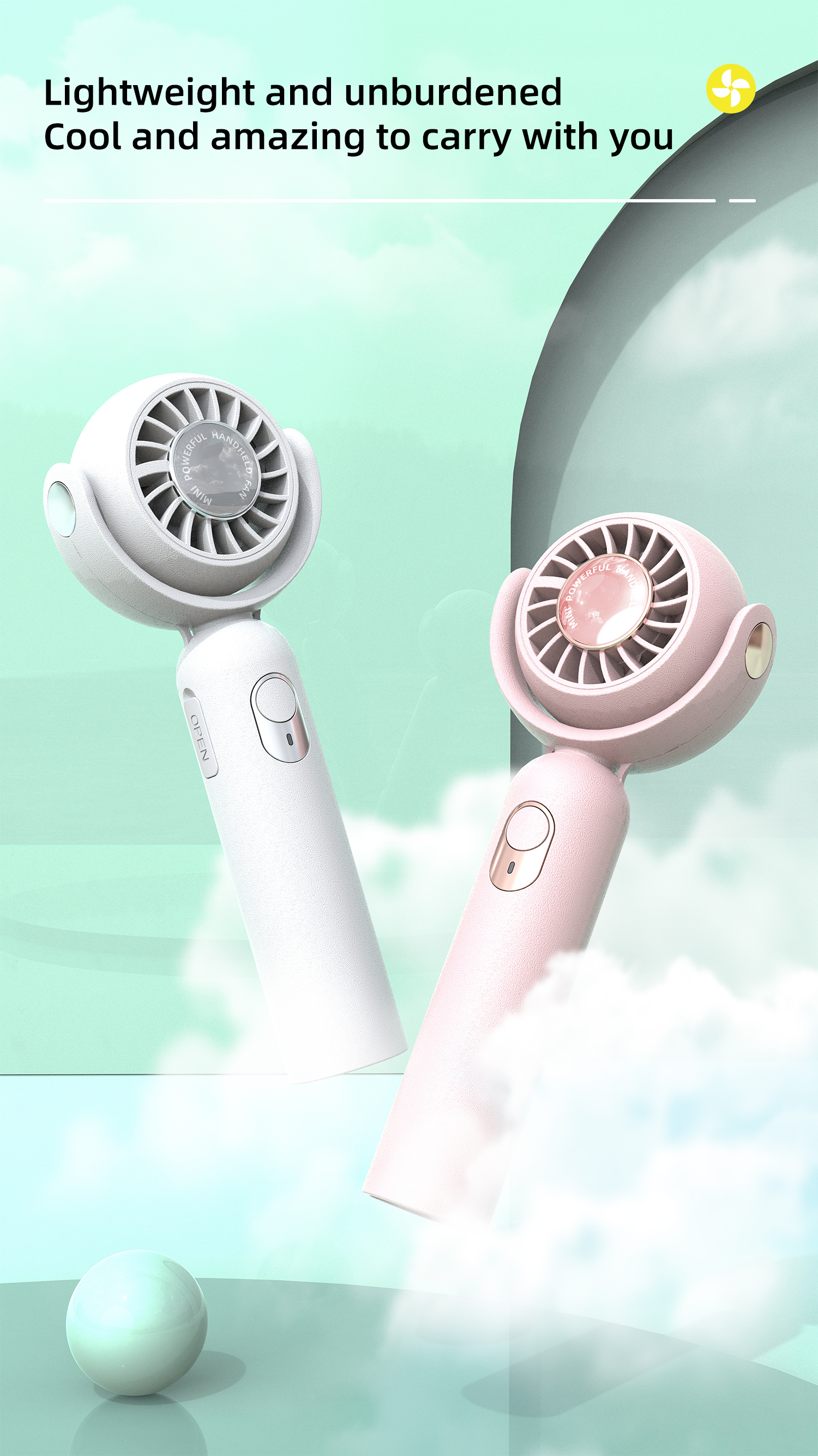 Supercooler Mini-Multifunktionsventilator