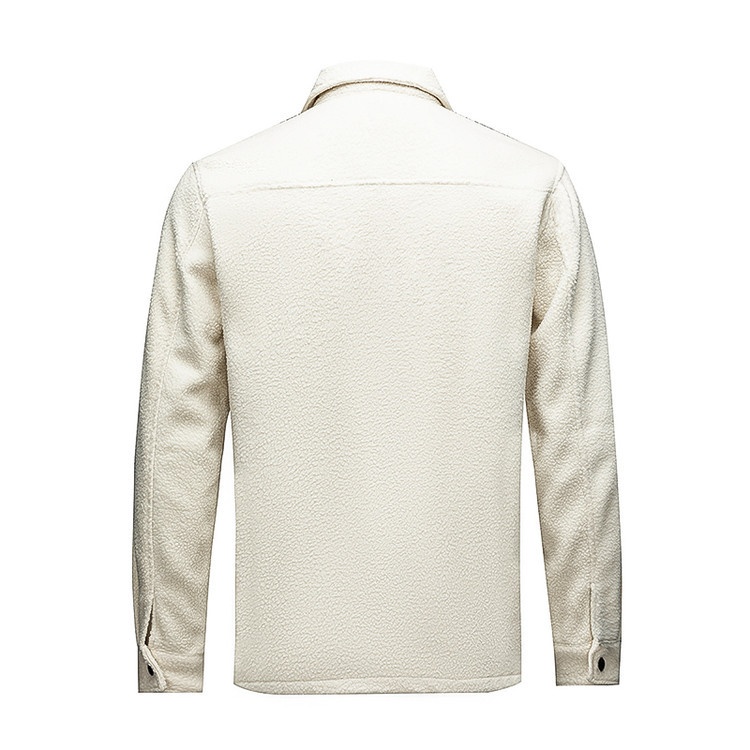 Men's Long Sleeve Button Cardigan Multi-Pocket Lapel Jacket