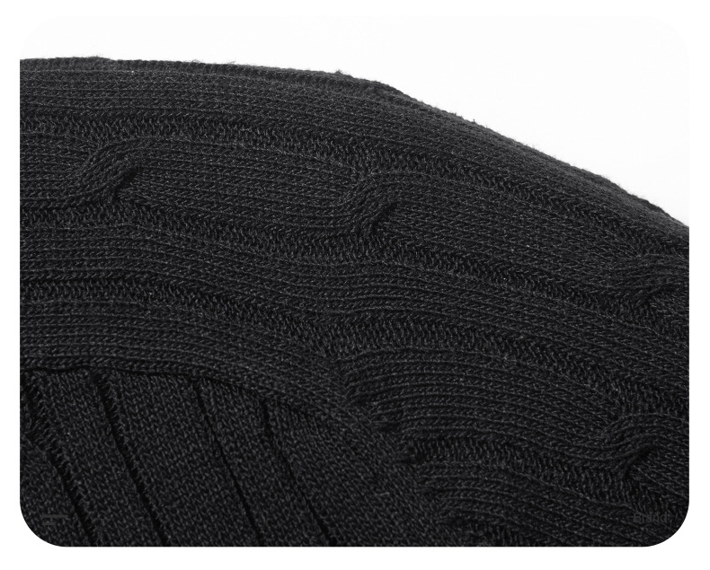 Men's Cable Knit Short Sleeve T-Shirt Crew Neck