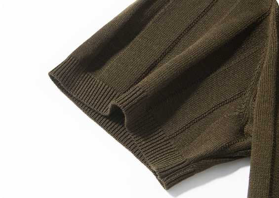 Men's Ribbed Knit Henley Shirt - Short Sleeve Comfort